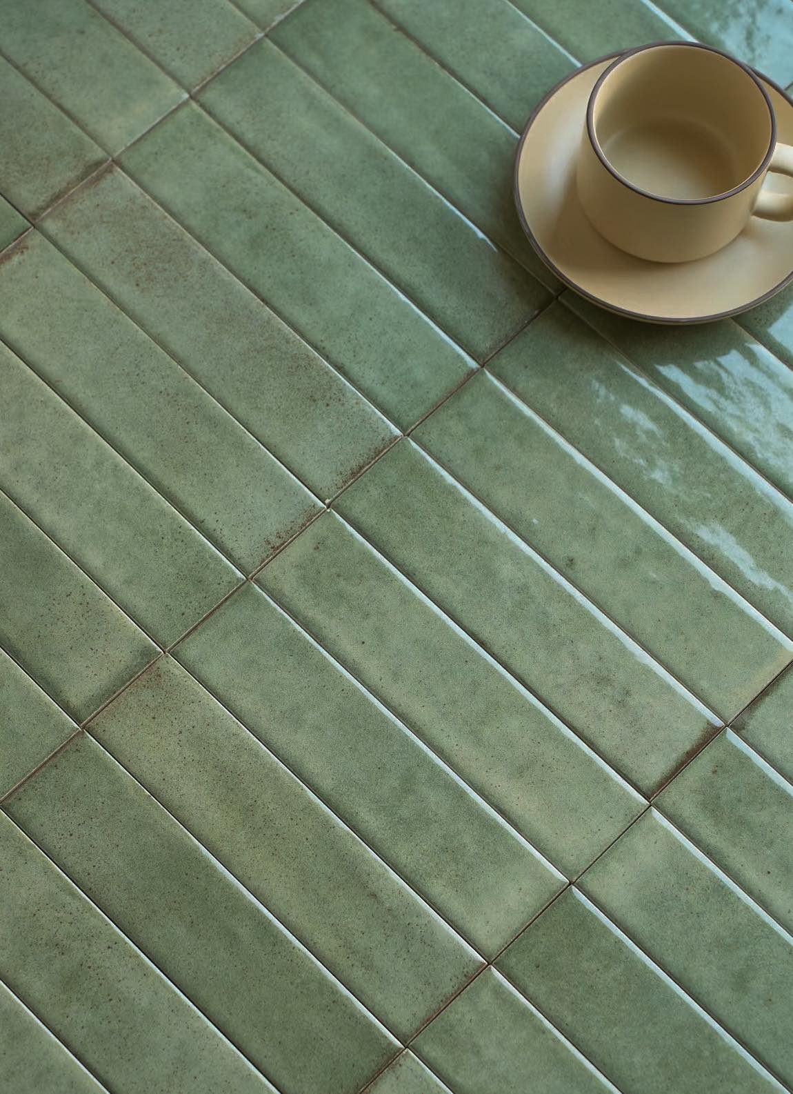 Saga Celadon Green Subway Tile