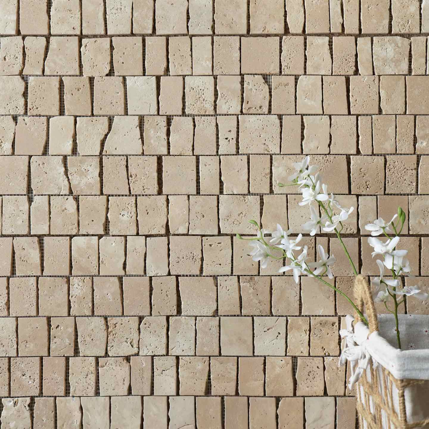 Santal Travertine Scarpa Mosaic