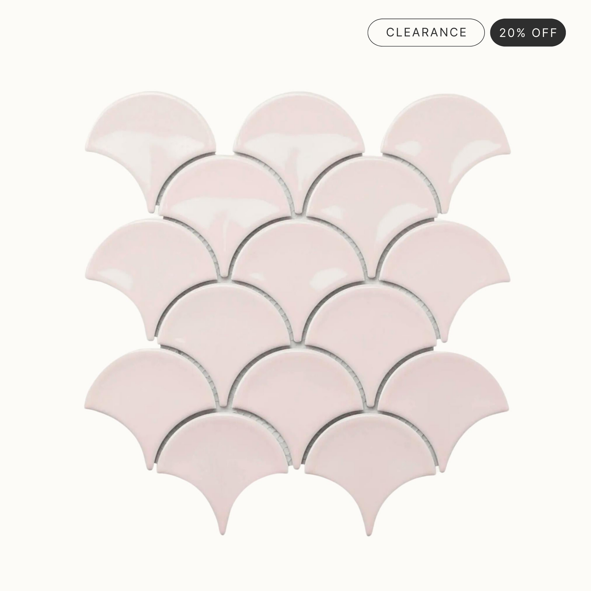 Macaron Gloss Fish Scale Tile