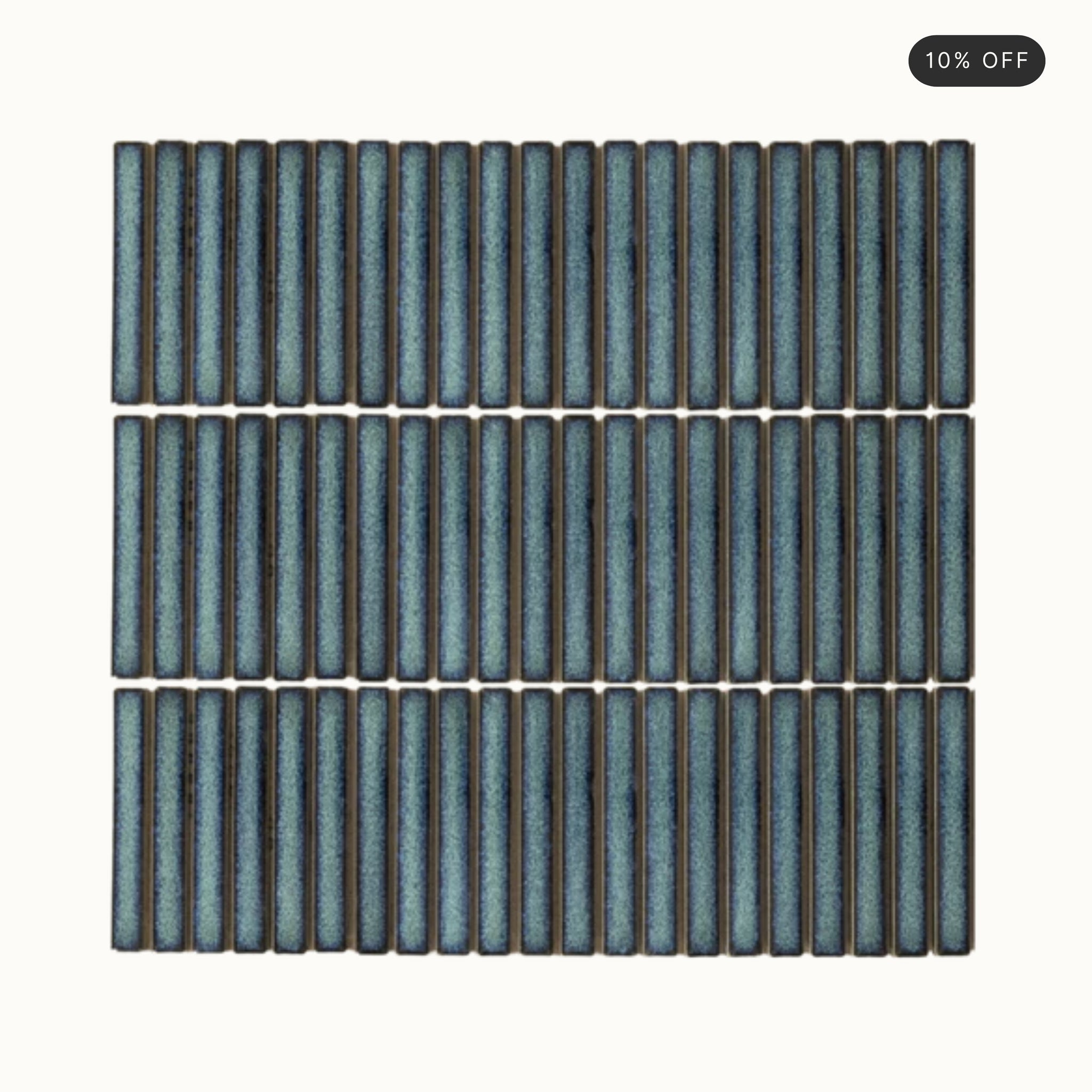 Antique Green Mosaic Stack