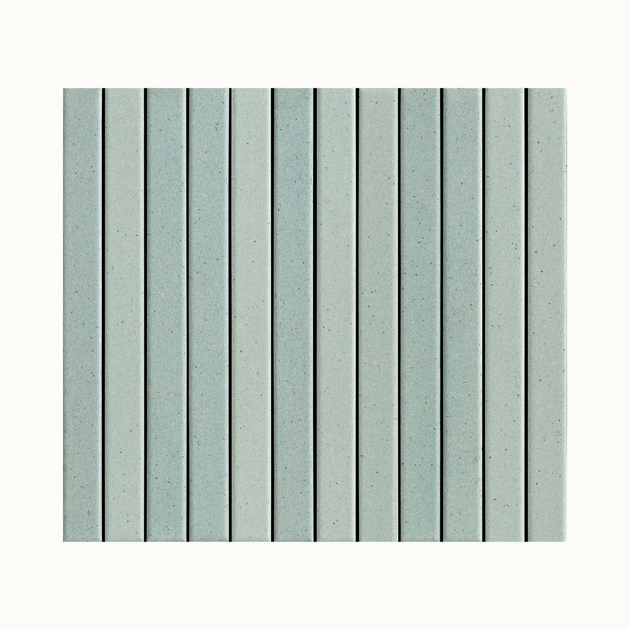 Frio Azul Unglazed Strip Mosaic