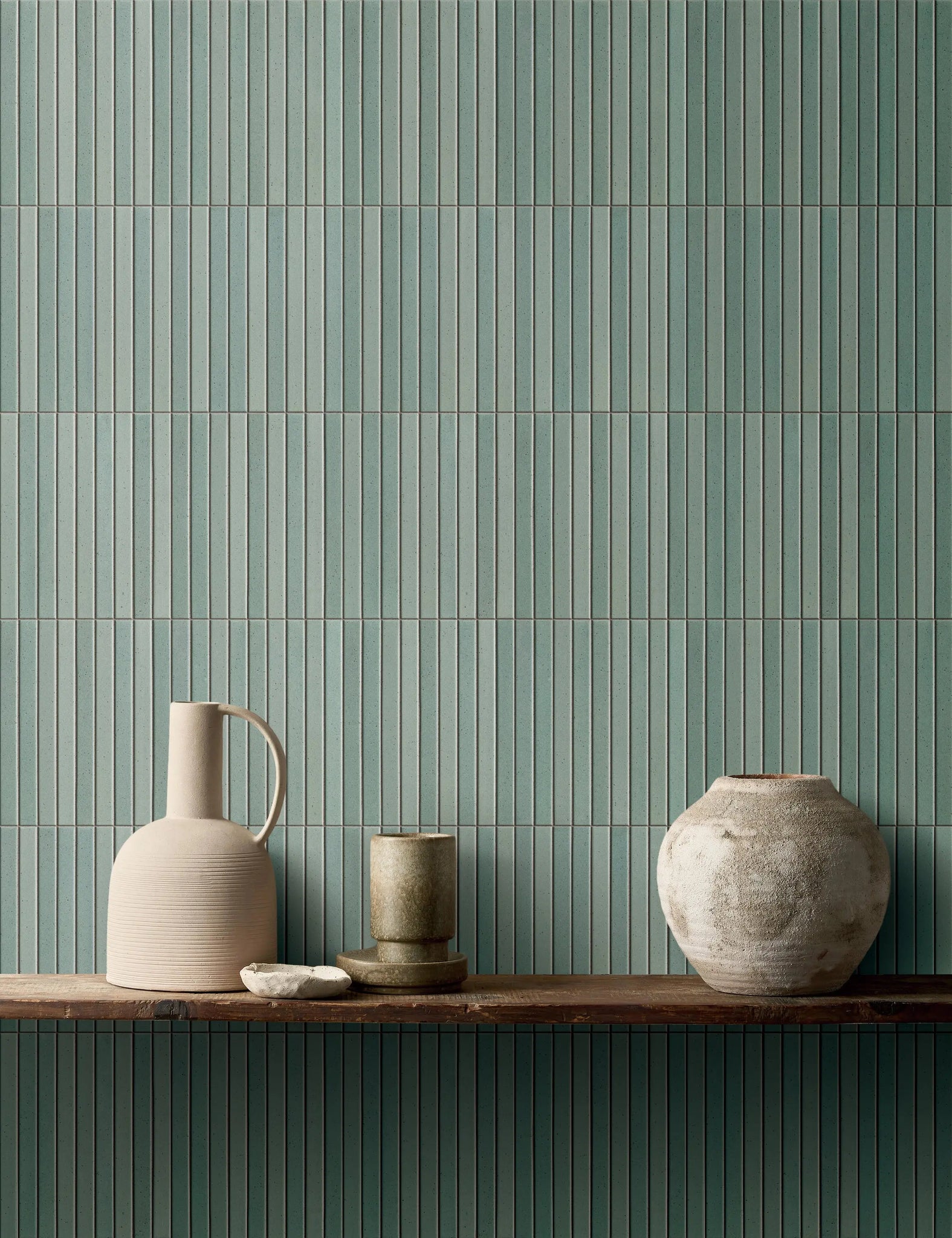 Frio Azul Unglazed Strip Mosaic Tisa Home