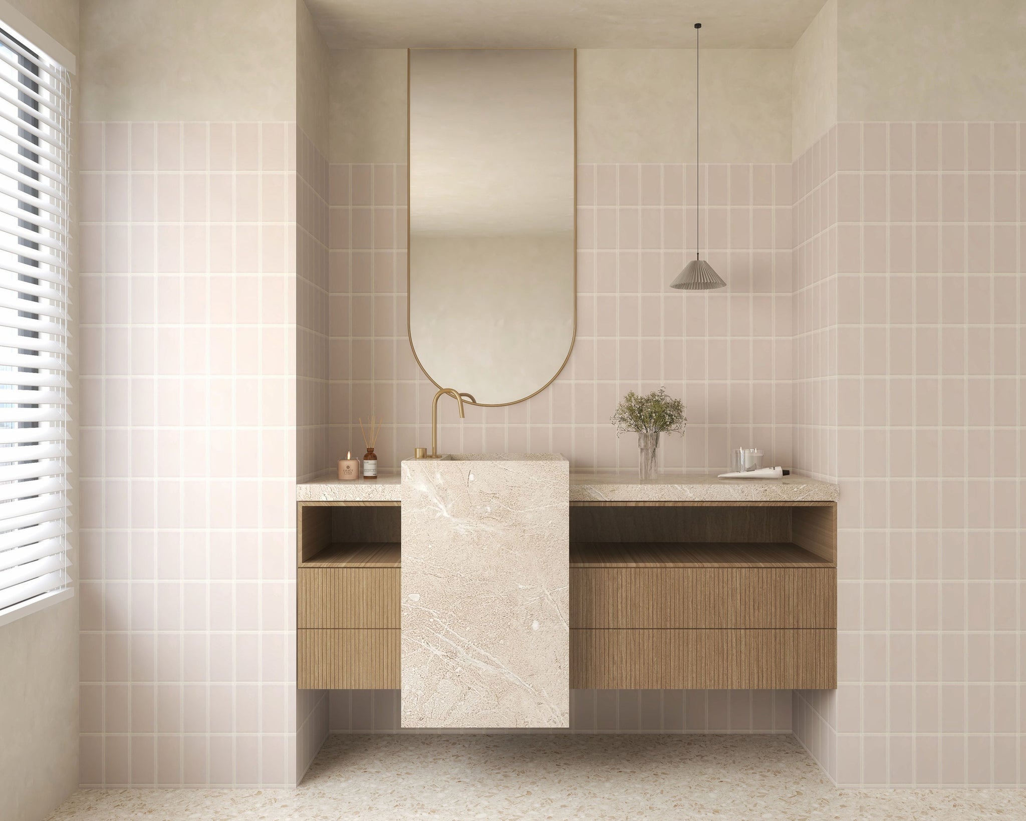 Glacé Petal Subway Tile
