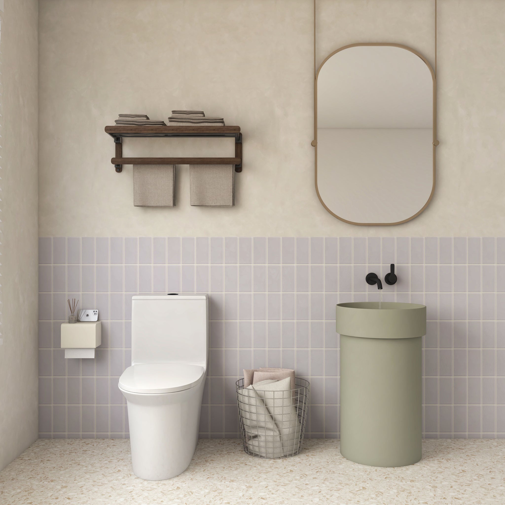 Glacé Taro Subway Tile