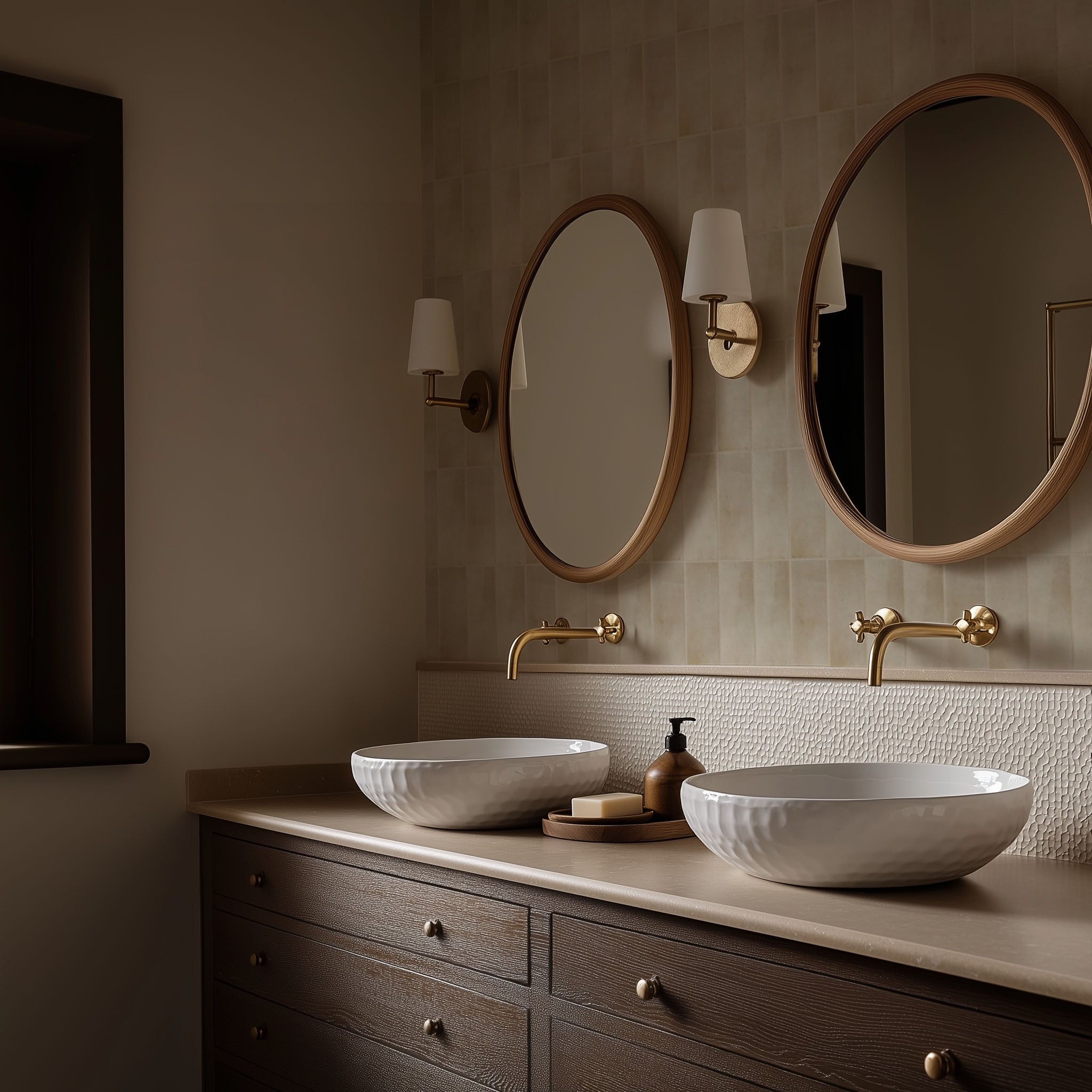 Monet Ivory Subway Tile