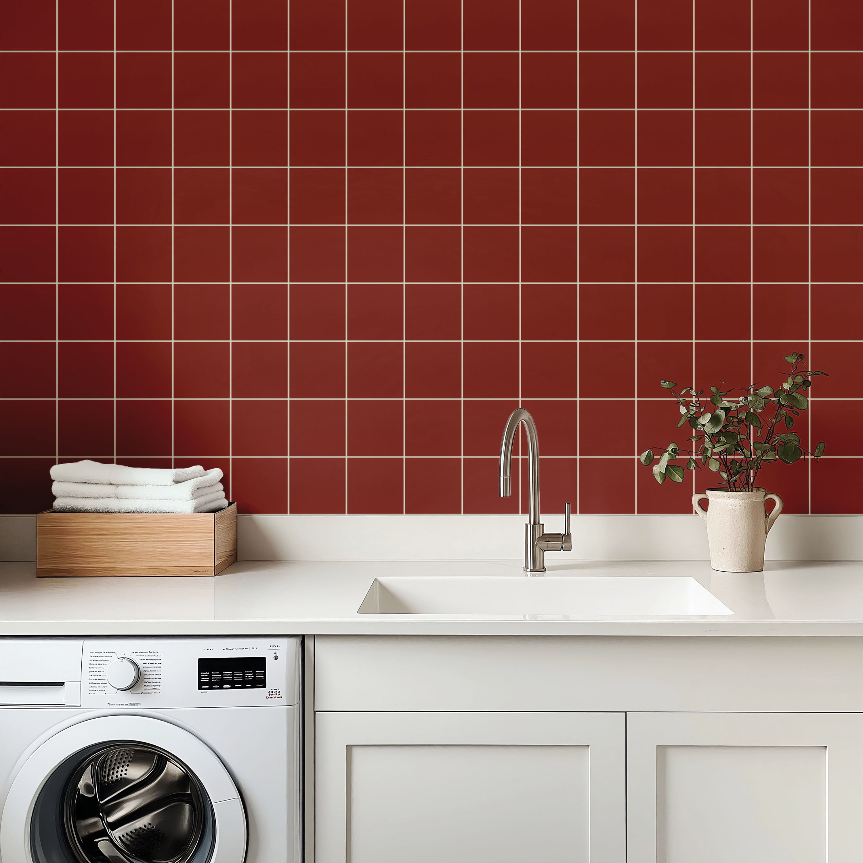 TH Marsala Square Mosaic – Tisa Home