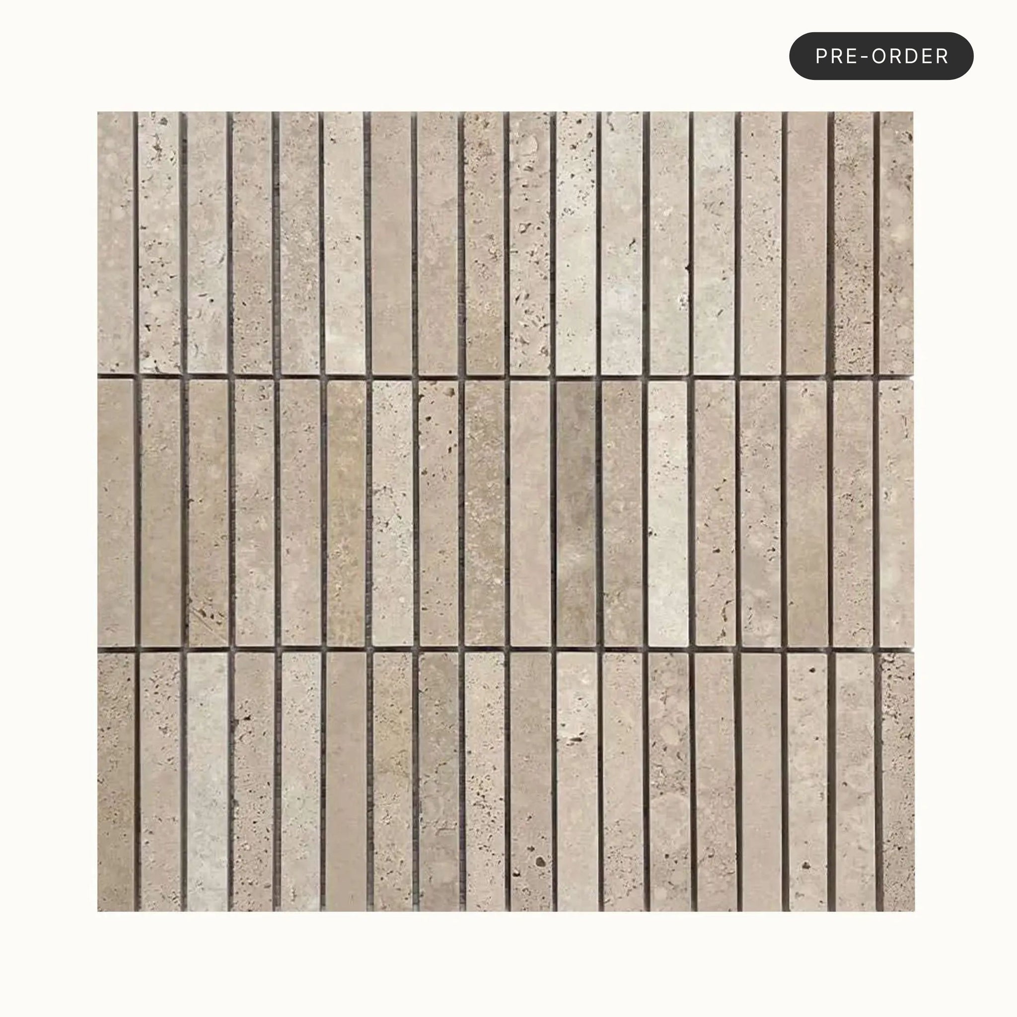 Santal Travertine Mosaic Tile