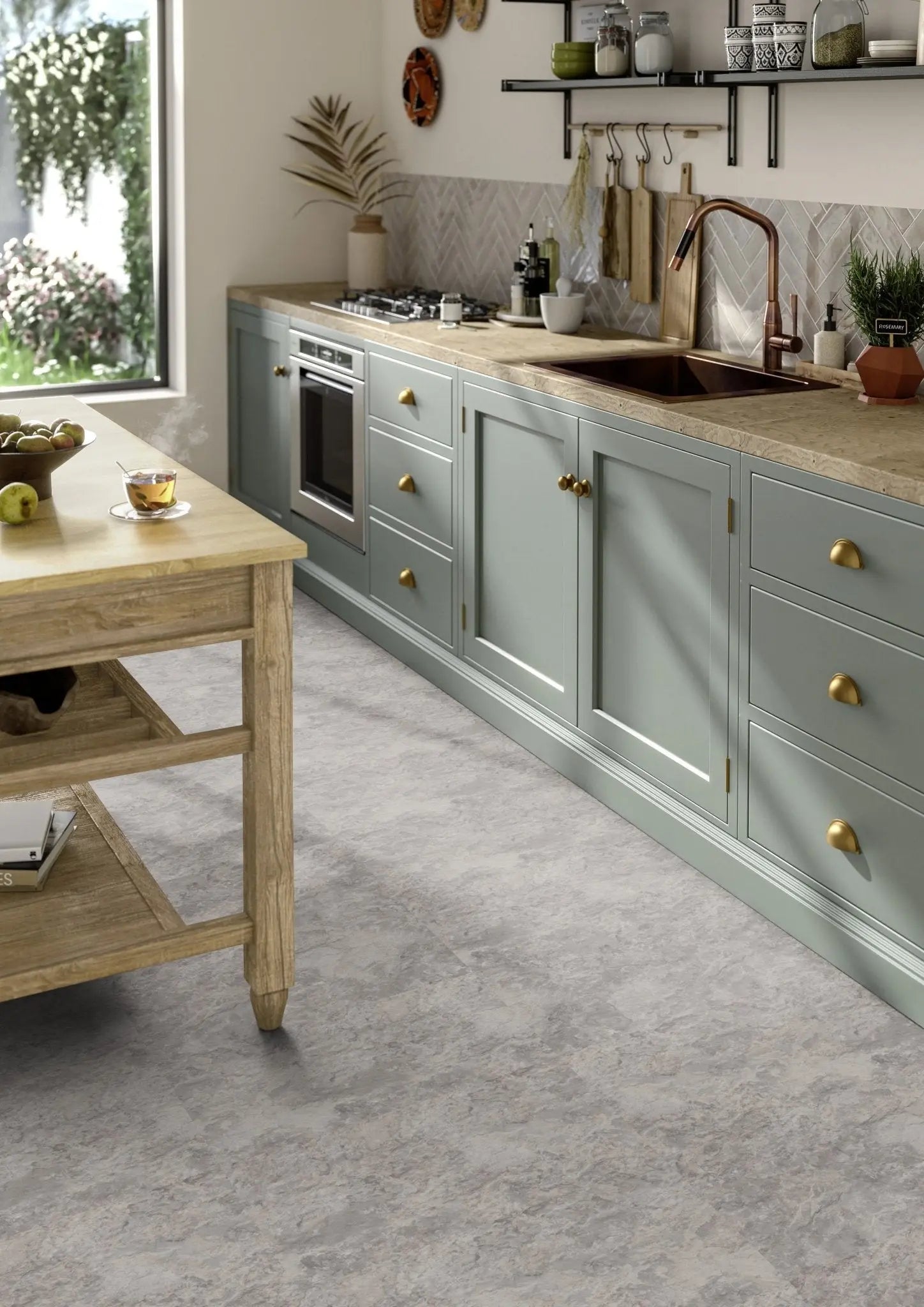 Original Slate Luxury Vinyl Tile Tisa Home