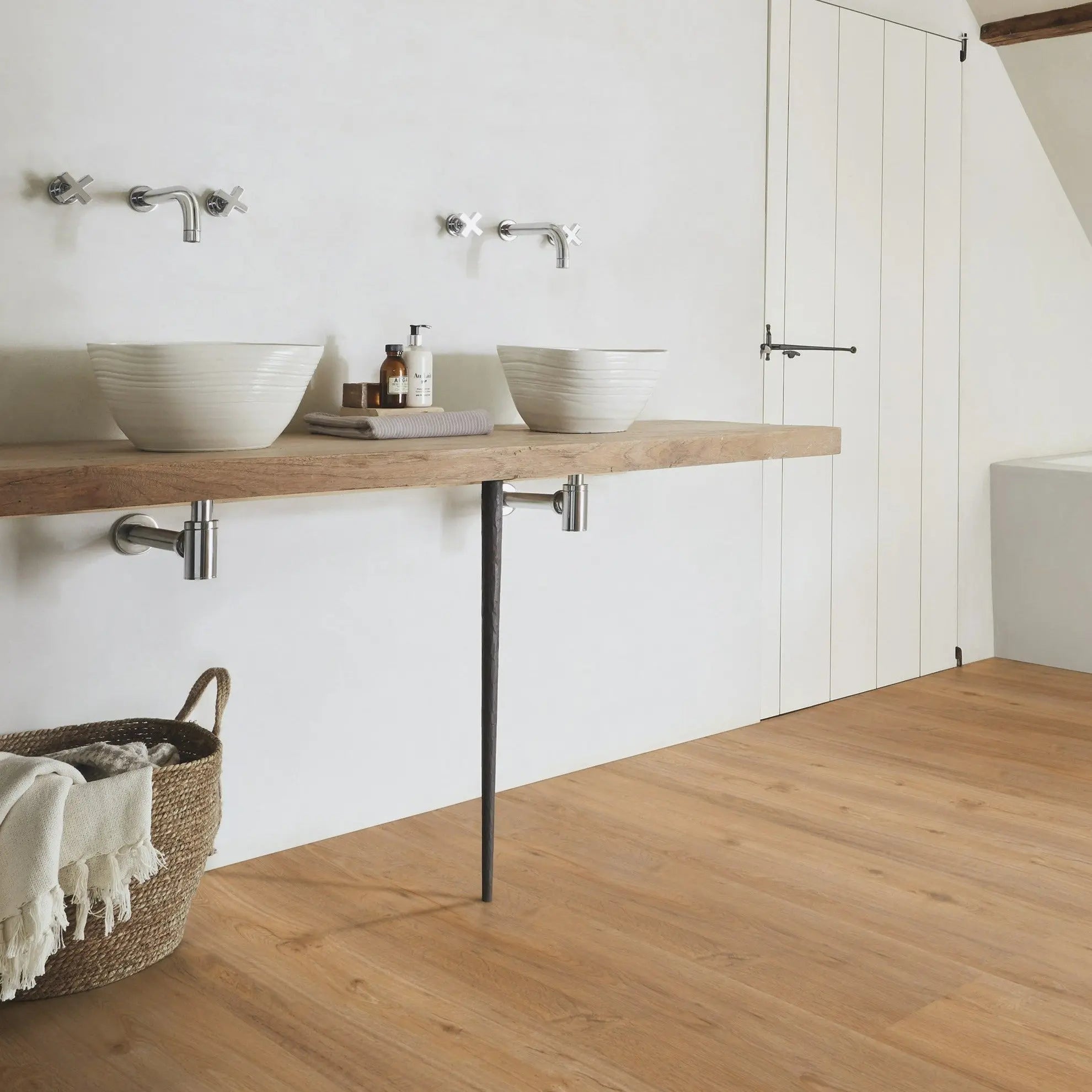 Soft Oak Light Brown Luxury Vinyl Tile Tisa Home