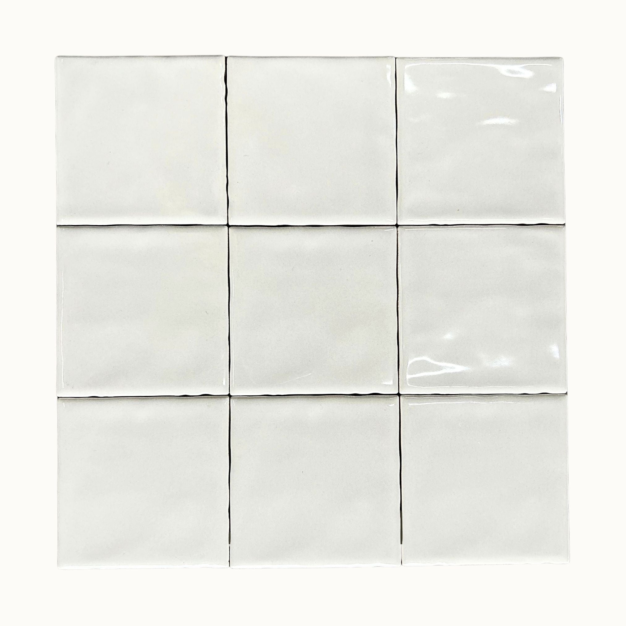 Marin Bone White Ceramic Glaze Tile - Tisa Home
